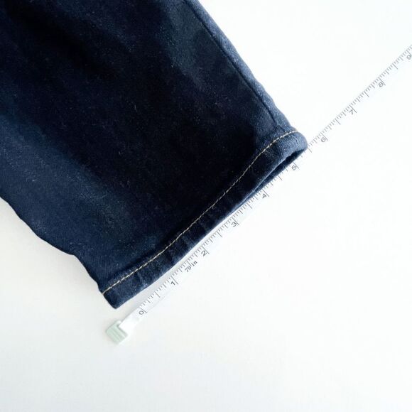 GAP 1969 Maternity Womens True Skinny Denim Pants Elastic Waist Dark Blue Wash S - Picture 9 of 9